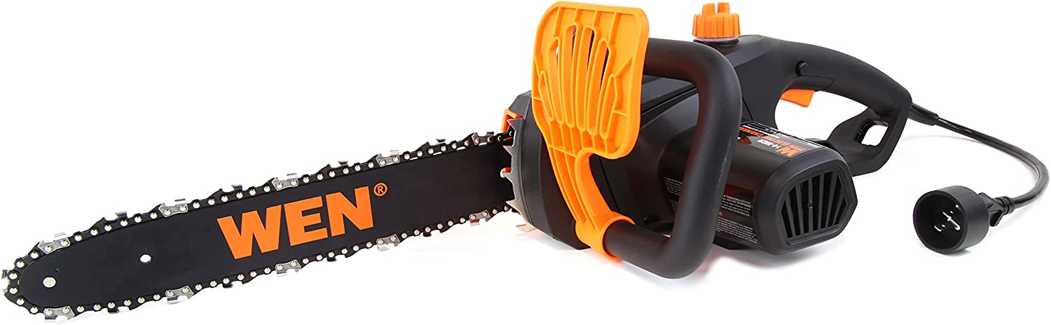 WEN 4015 9-Amp 14-Inch Electric Chainsaw . Black