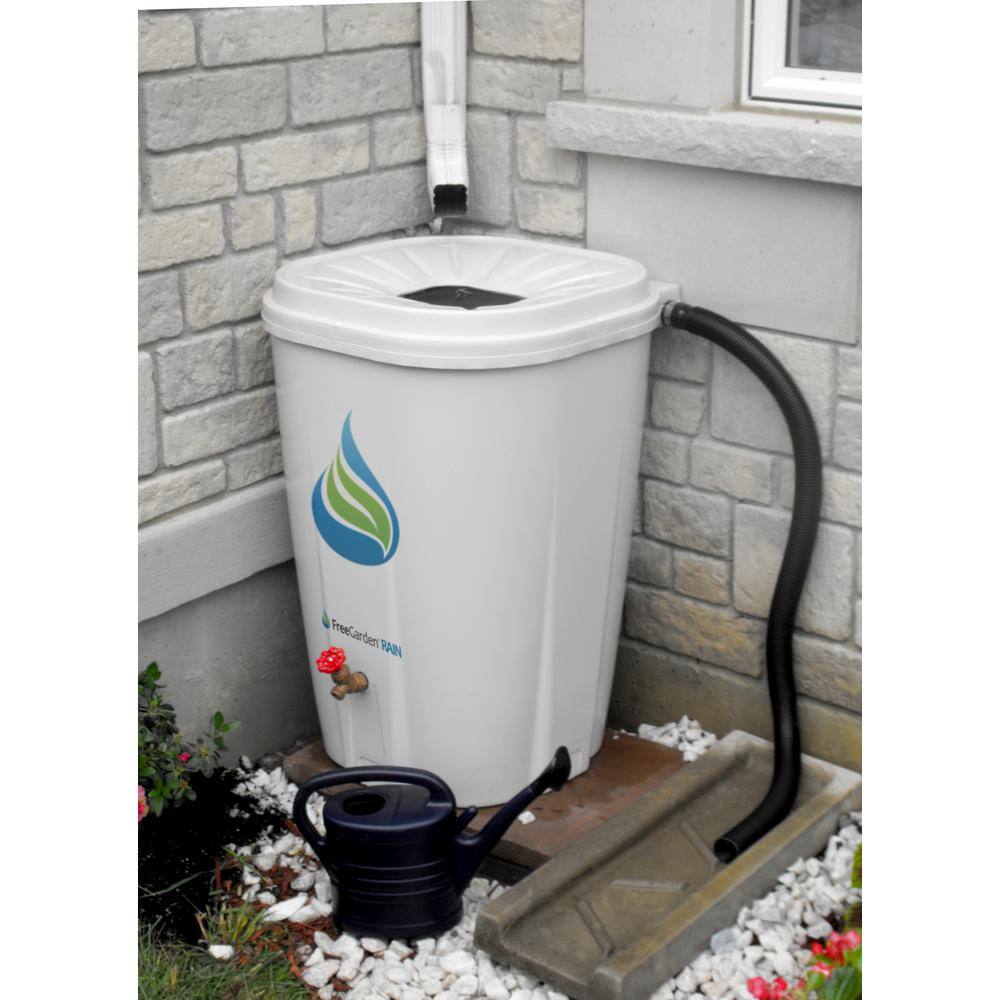 FreeGarden RAIN EWC-10 55 Gal. Rain Barrel with Brass Spigot