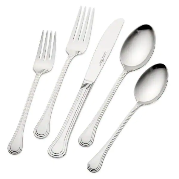 J.A. HENCKELS INTERNATIONAL Astley 65-Piece 18/10 Stainless Steel Flatware Set