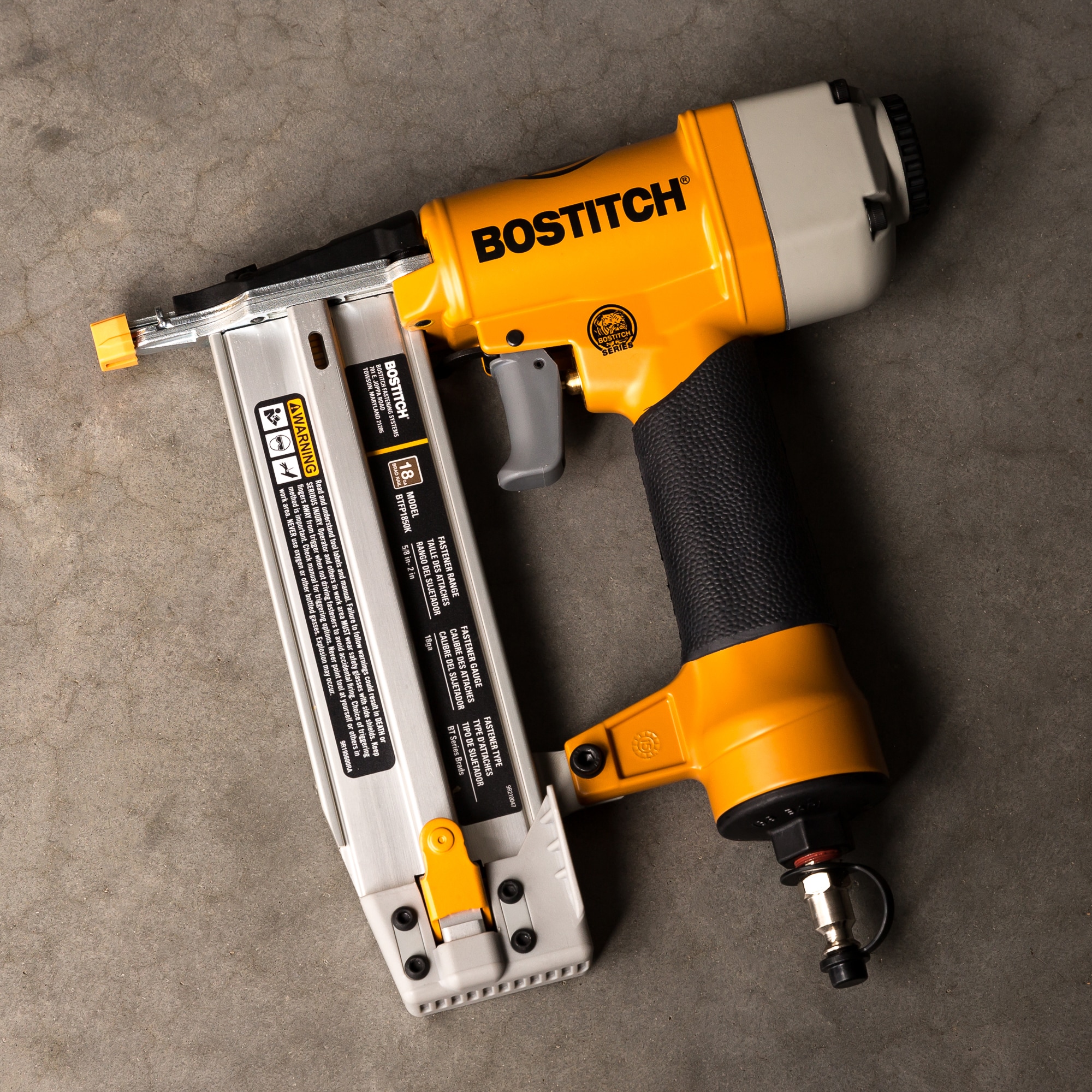 Bostitch BULLDOG 2-in 18-Gauge Pneumatic Brad Nailer