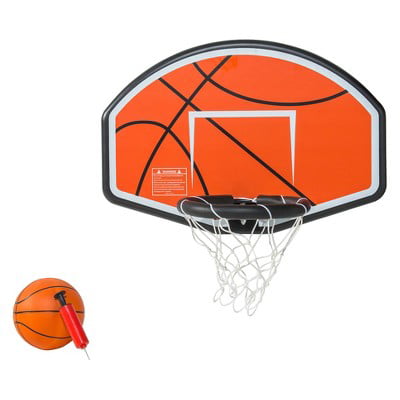 Spark Basketball Hoop Set. Black/Orange. Compatible with Spark Trampoline