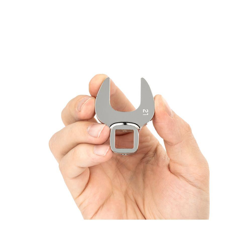 TEKTON WCF90601 1/2 in. Drive Crowfoot Wrench Set. 21-Piece (11/16 in. - 1-1/4 in.. 17 mm - 32 mm)