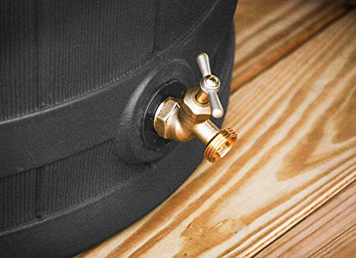Good Ideas RW40-BLK Rain Wizard Rain Barrel 40-Gallon. Black