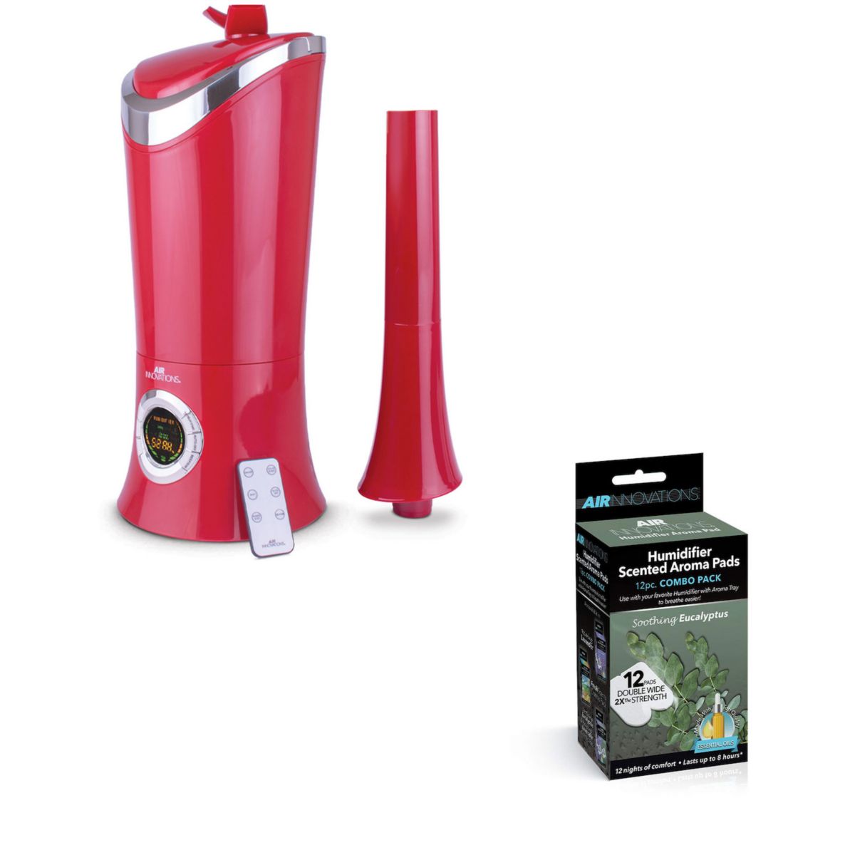 Air Innovations 1.7 Gal Cool Mist Humidifier w/ Aromatherapy Refill. Eucalyptus