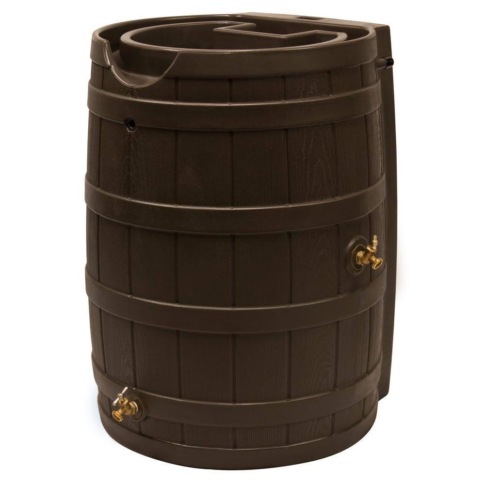 Rain Wizard RW65-OAK 65 Gal. Rain Barrel