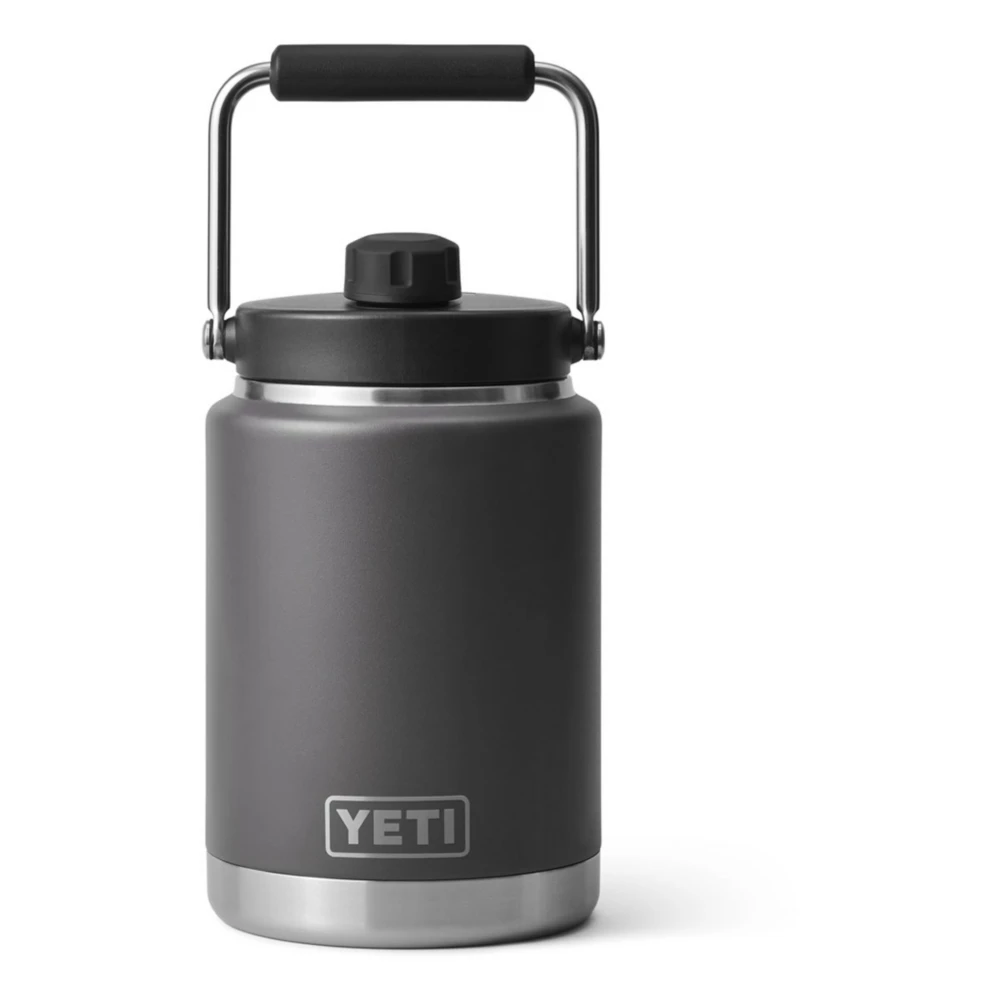 YETI Rambler Half Gallon Jug. Vacuum Insulated. Stainless Steel with MagCap. Charcoal