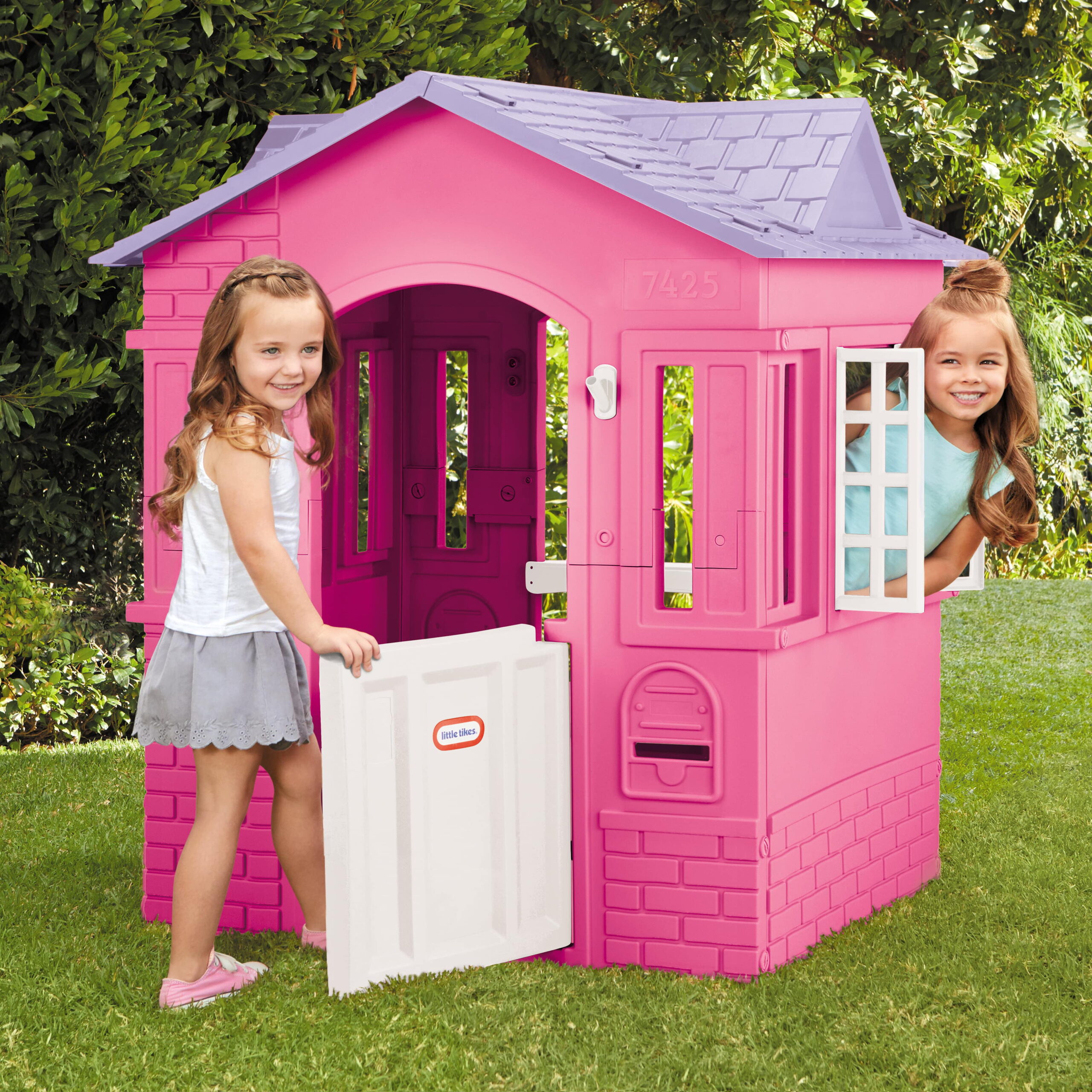 Little Tikes Cape Cottage House. Pink - Pretend Playhouse for Girls Boys Kids 2-8 Years Old