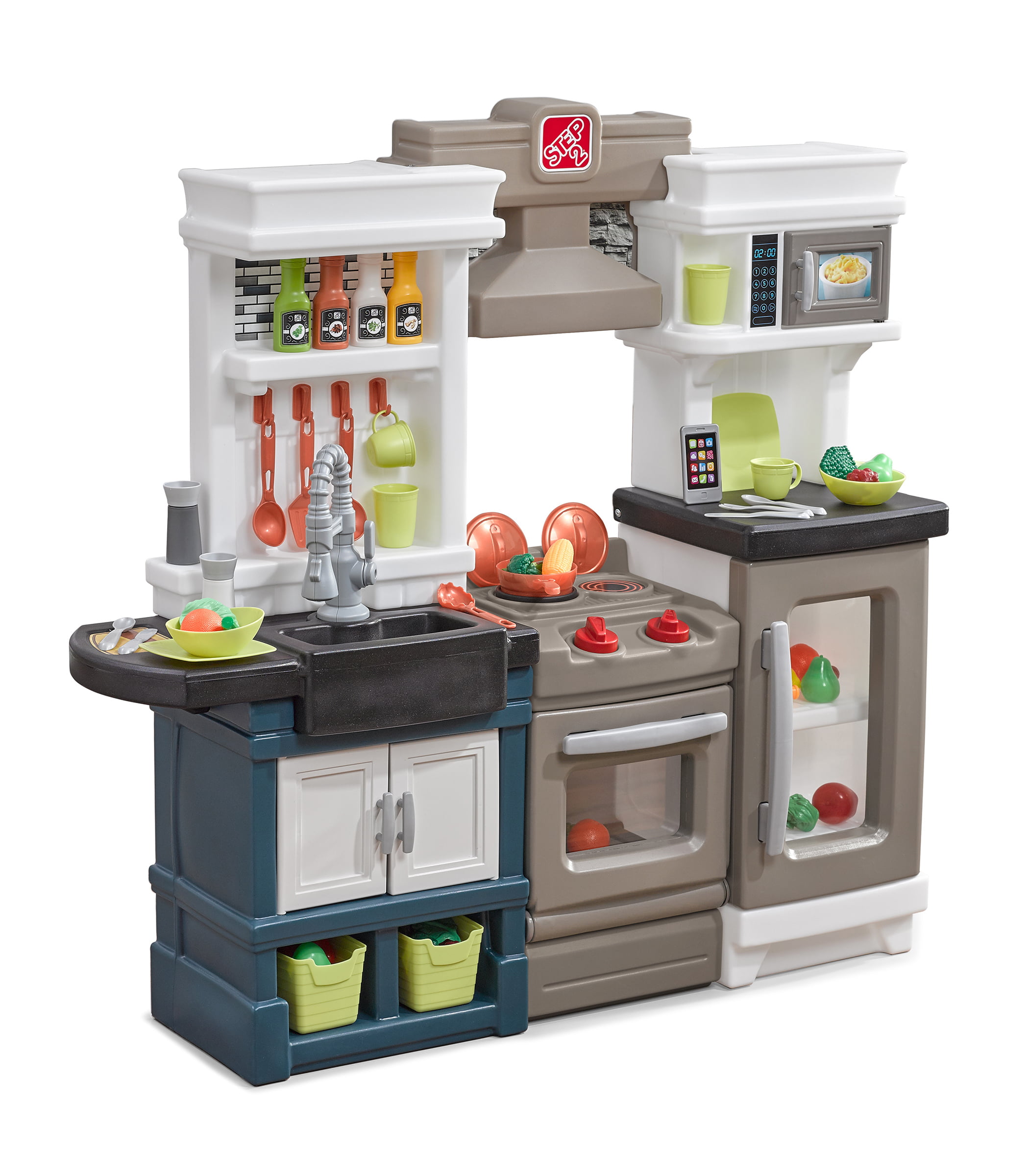 Step2 Modern Metro Play Kitchen with 33 Piece Accessory Play Set