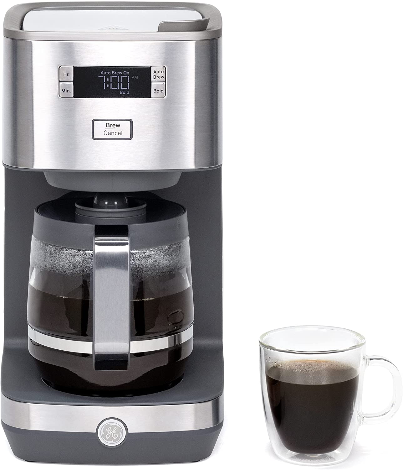 GE 12-Cup Stainless Steel Residential Drip Coffee Maker