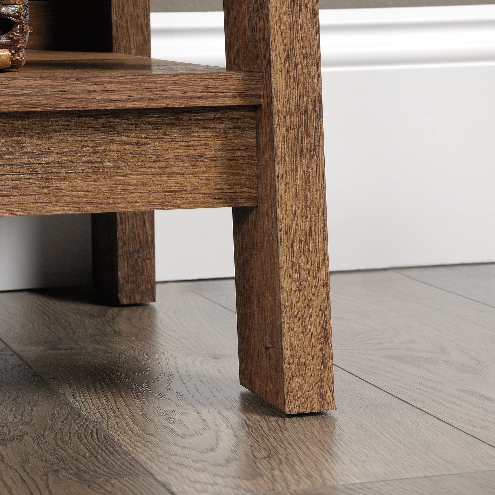 Sauder Trestle 5 - Shelf Bookcase. Vintage Oak Finish