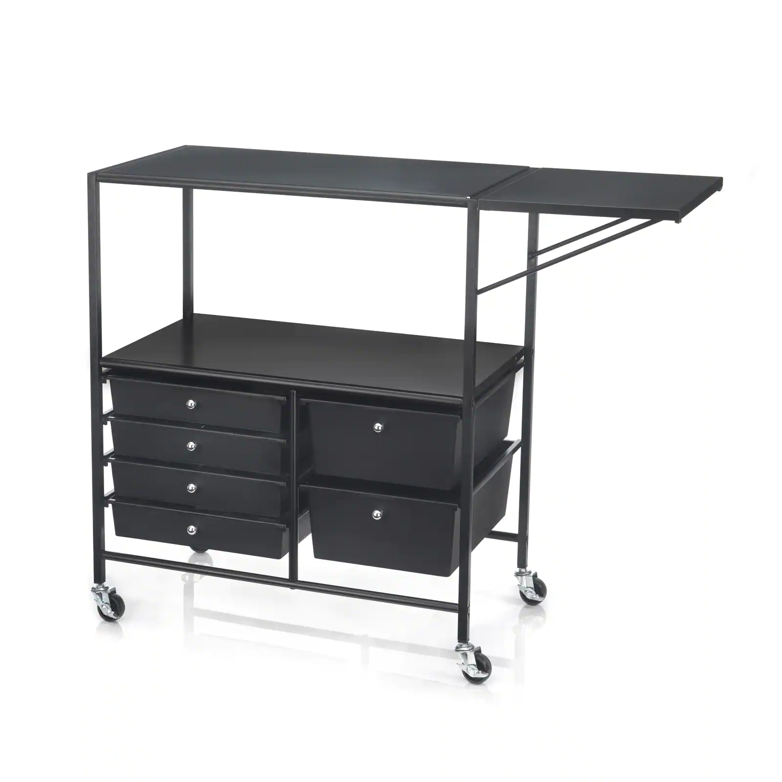 Simply Tidy Essex Rolling Cart. Black