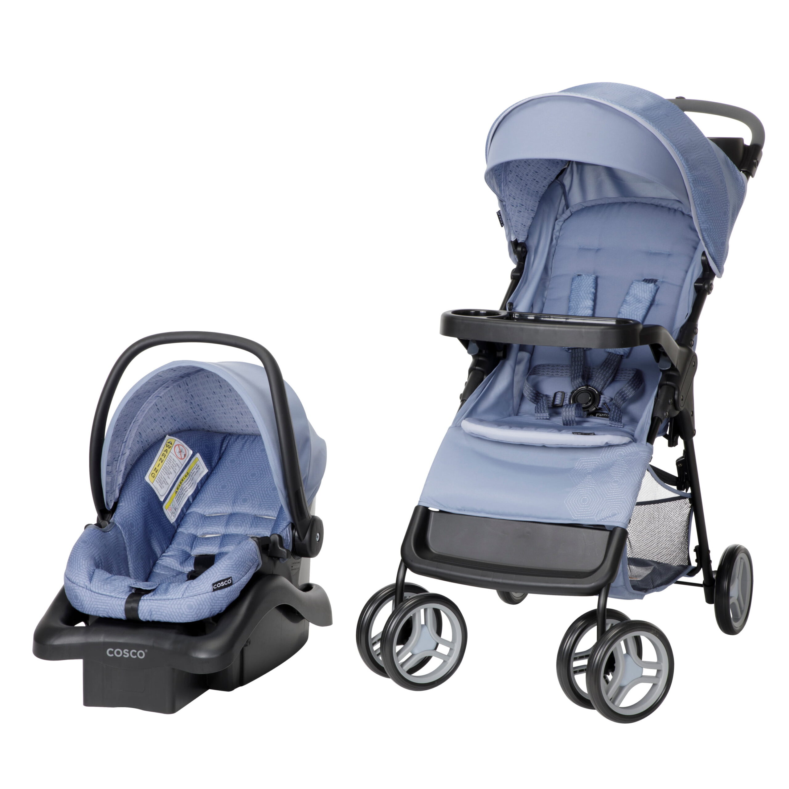 Cosco Lift & Stroll DX Travel System. Chalk Blue