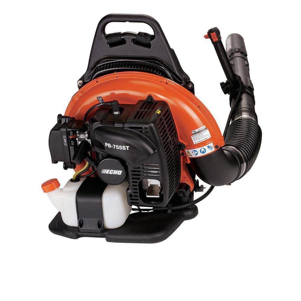 ECHO PB-755ST 233 MPH 651 CFM 63.3cc Gas 2-Stroke Cycle Backpack Leaf Blower with Tube Throttle