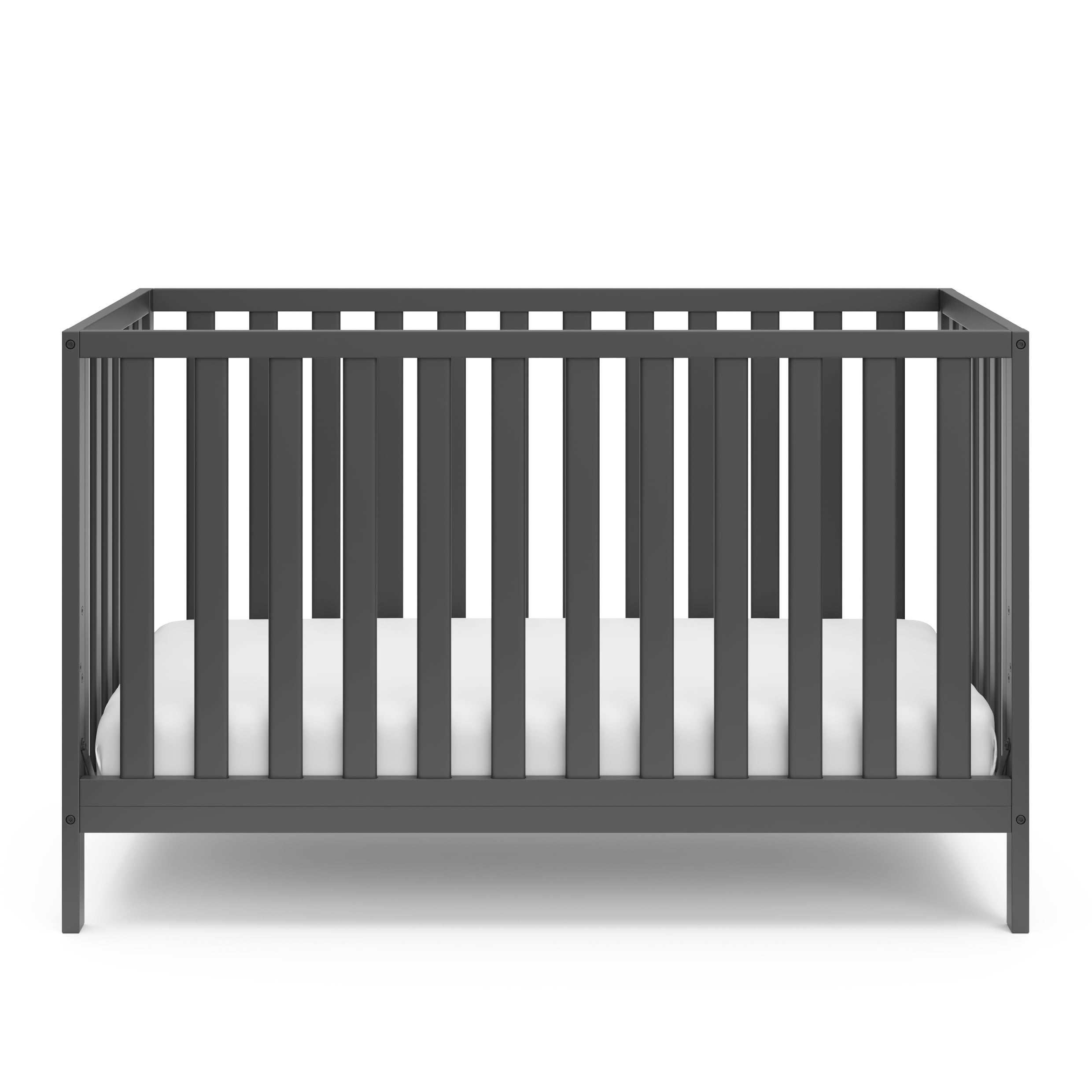 Storkcraft Sunset 4 in 1 Convertible Baby Crib. Gray