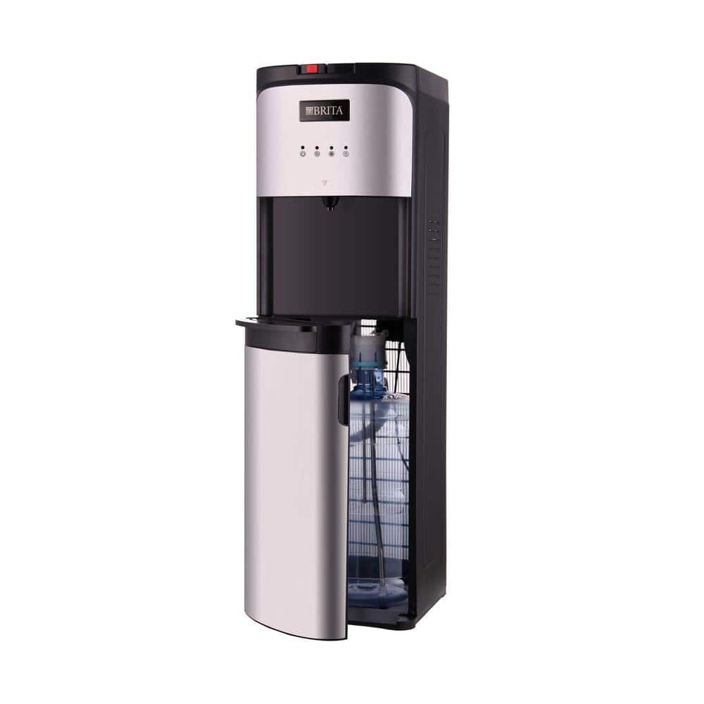 Brita TCL-BR-2 Bottom-Loading Water Cooler with Built-In Filter. Stainless-Steel. Never Buy Plastic Bottled Water Again