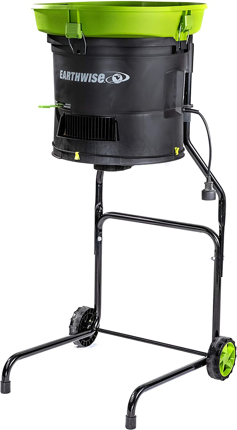 Earthwise LM71313 Amp 13-Inch Corded Electric Leaf Mulcher/Shredder. Green