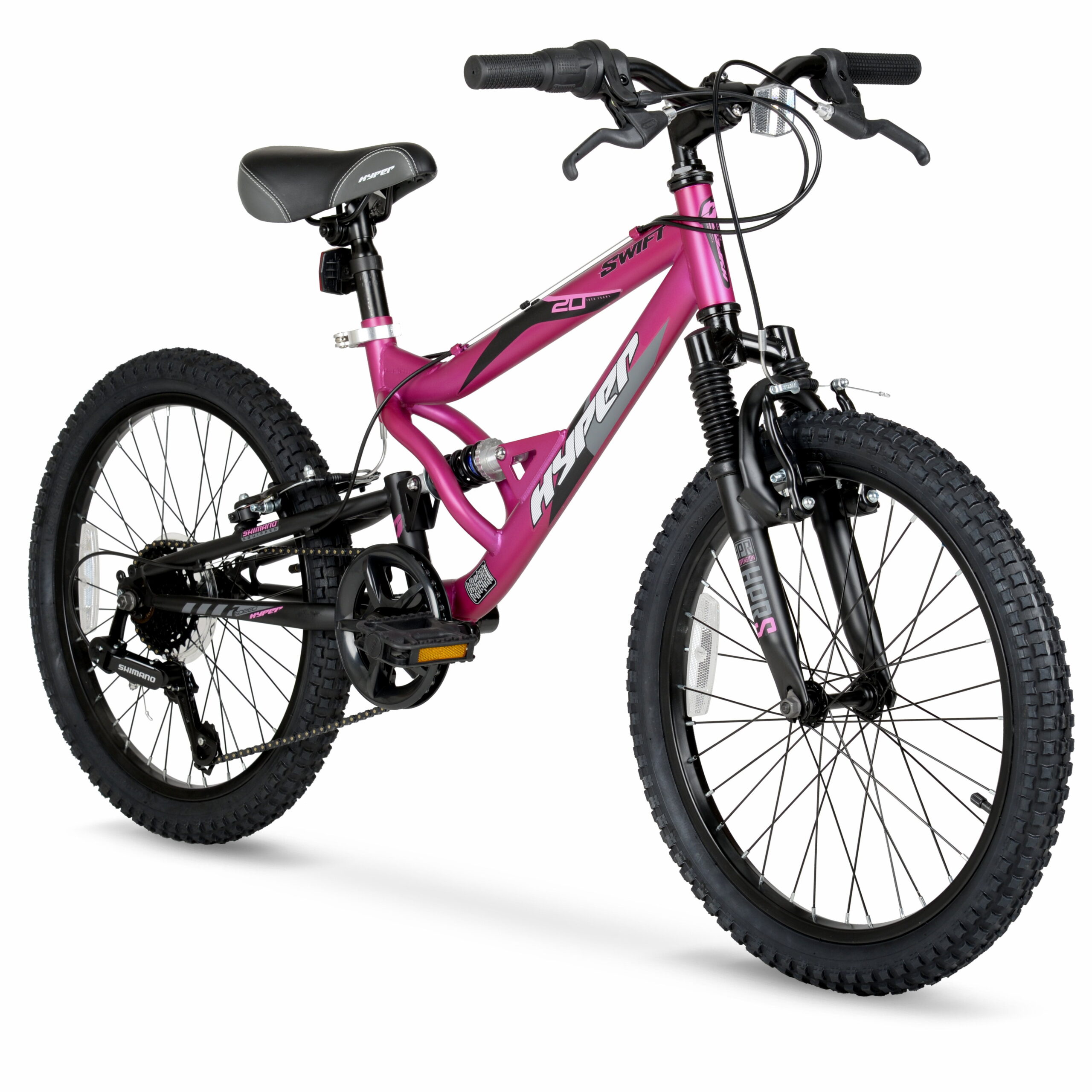 Hyper Bicycle 20″ Girls Swift Mountain Bike. Kids. Magenta