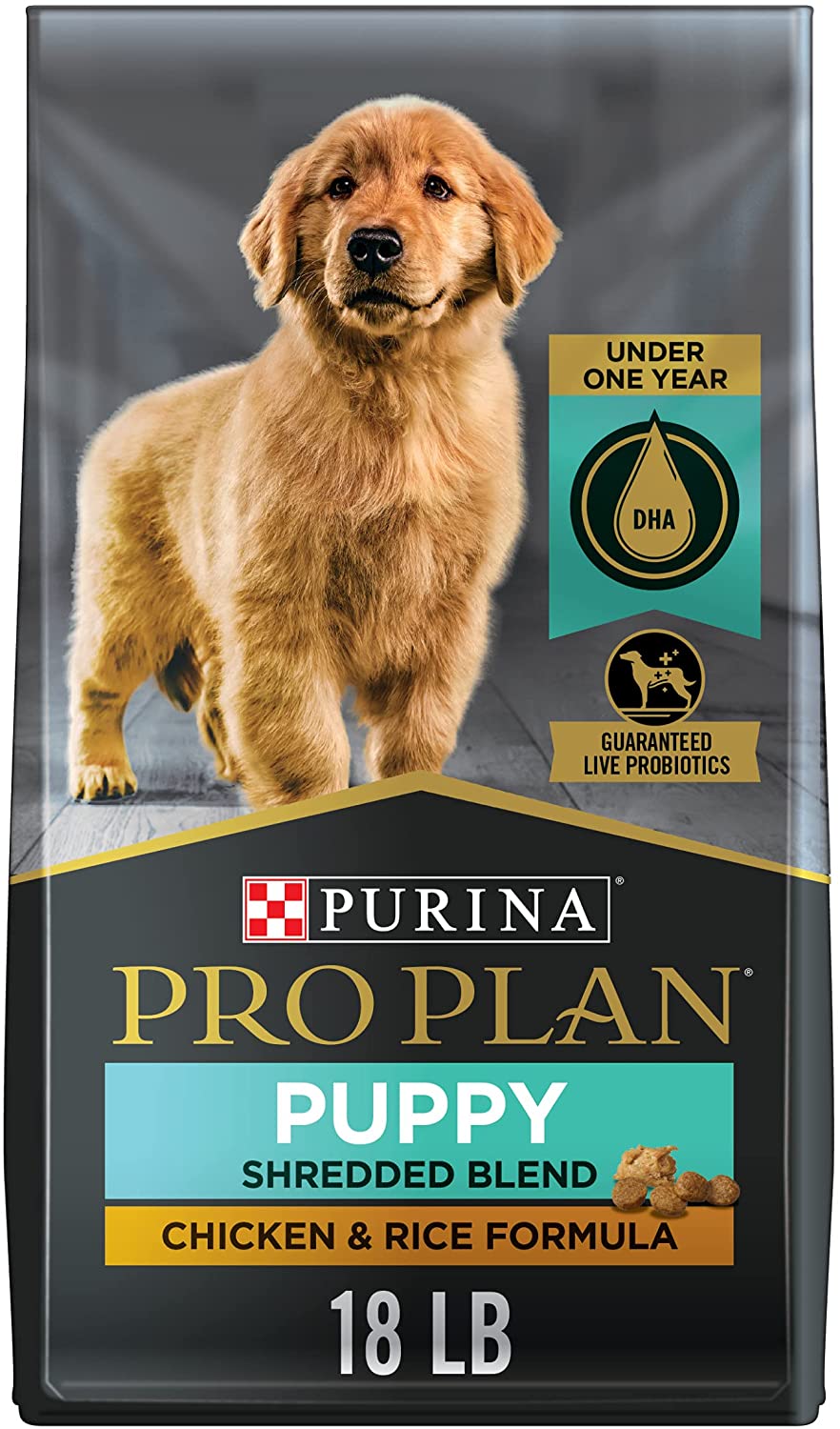 Purina Pro Plan Puppy Chicken & Rice Dry Dog Food 18 lb. Bag
