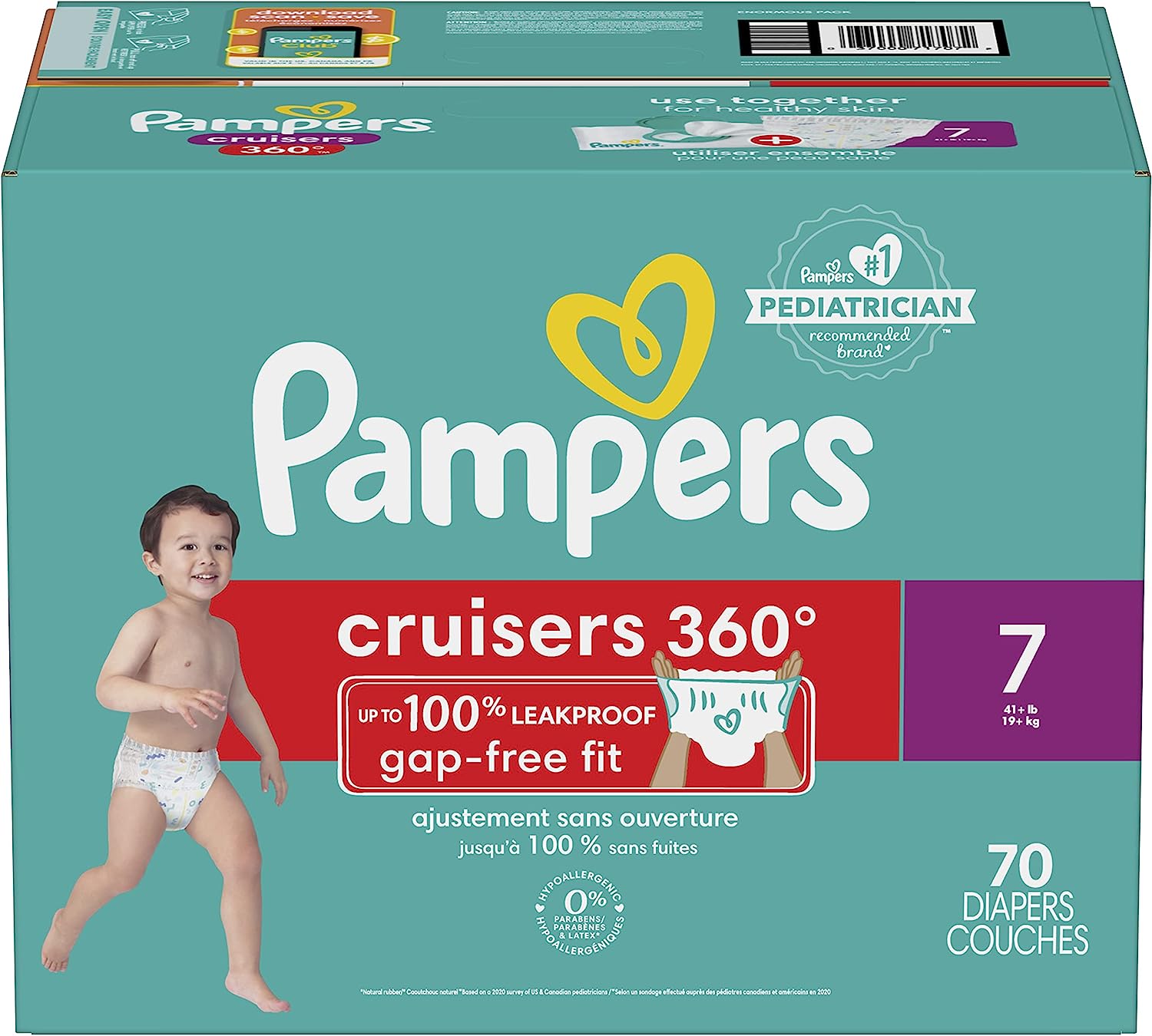 Pampers Cruisers 360 Diapers Size 7 70 Count