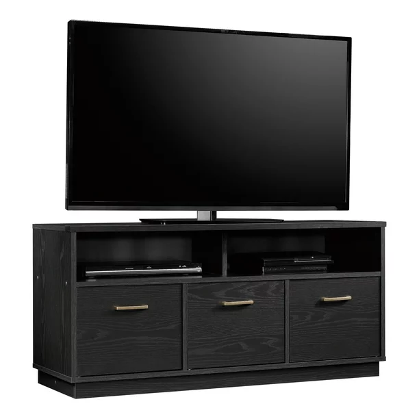Mainstays 3-Door TV Stand Console for TVs up to 50″. Blackwood