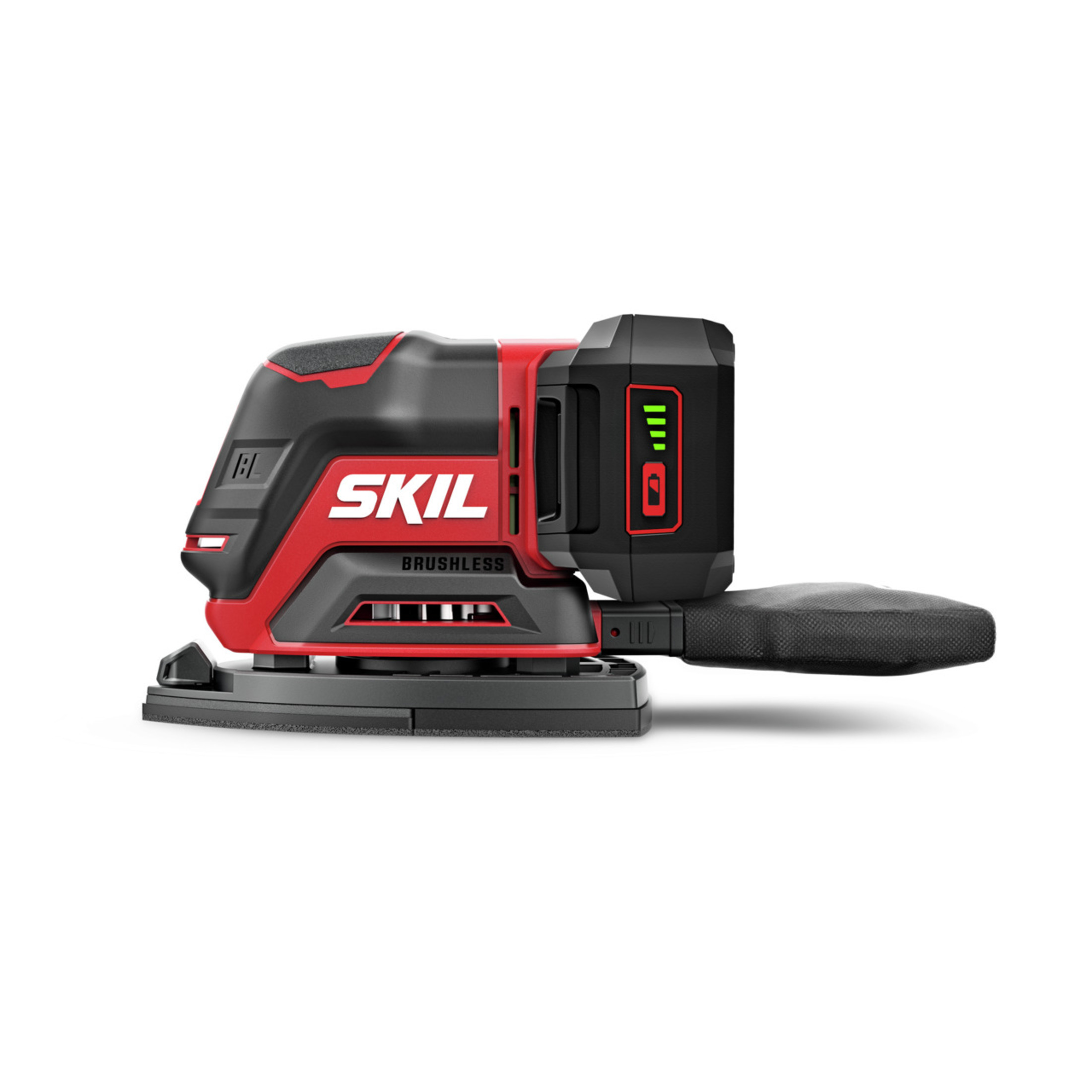 SKIL 20V Brushless Compact Multi-Sander Kit with Battery and Fast Charger. SR6607B-10