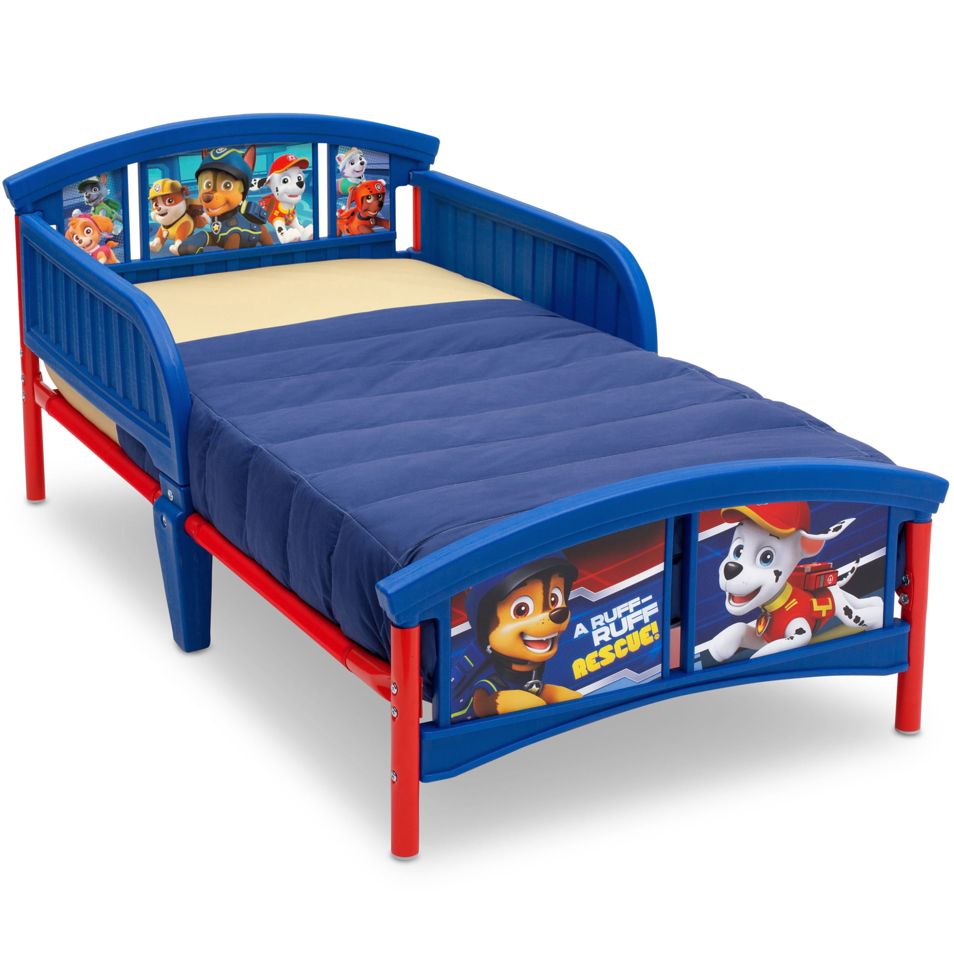 Delta Children Nick Jr. PAW Patrol Plastic Toddler Bed. Blue