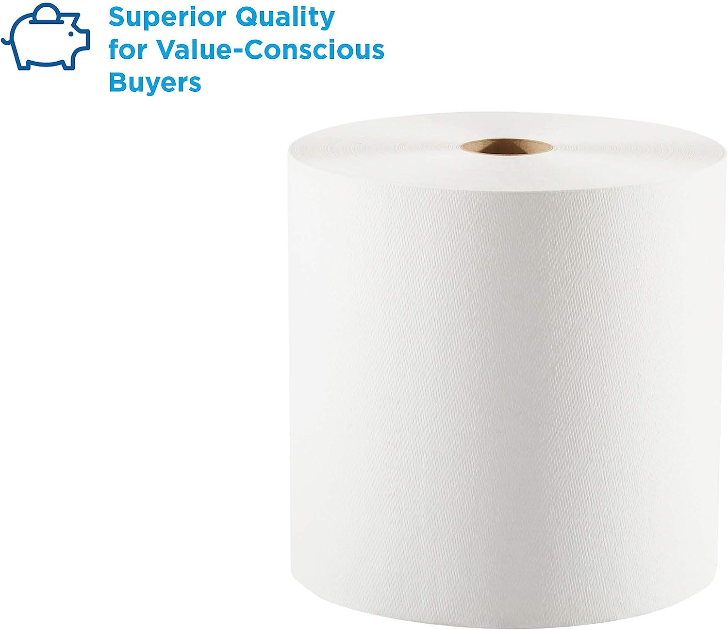 Pacific Blue Select 7.875″ Recycled Paper Towel Rolls (Previously Branded Preference) by GP PRO (Georgia-Pacific); White; 26100; 1000 Feet Per Roll; 6 Rolls Per Case