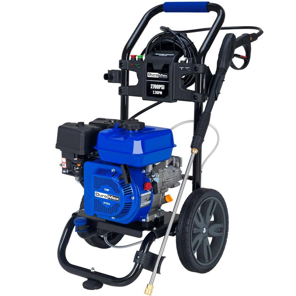 DUROMAX XP2700PWS 180cc 2.700 PSI 2.3 GPM Axial Cam Pump Gas Powered Water Pressure Washer