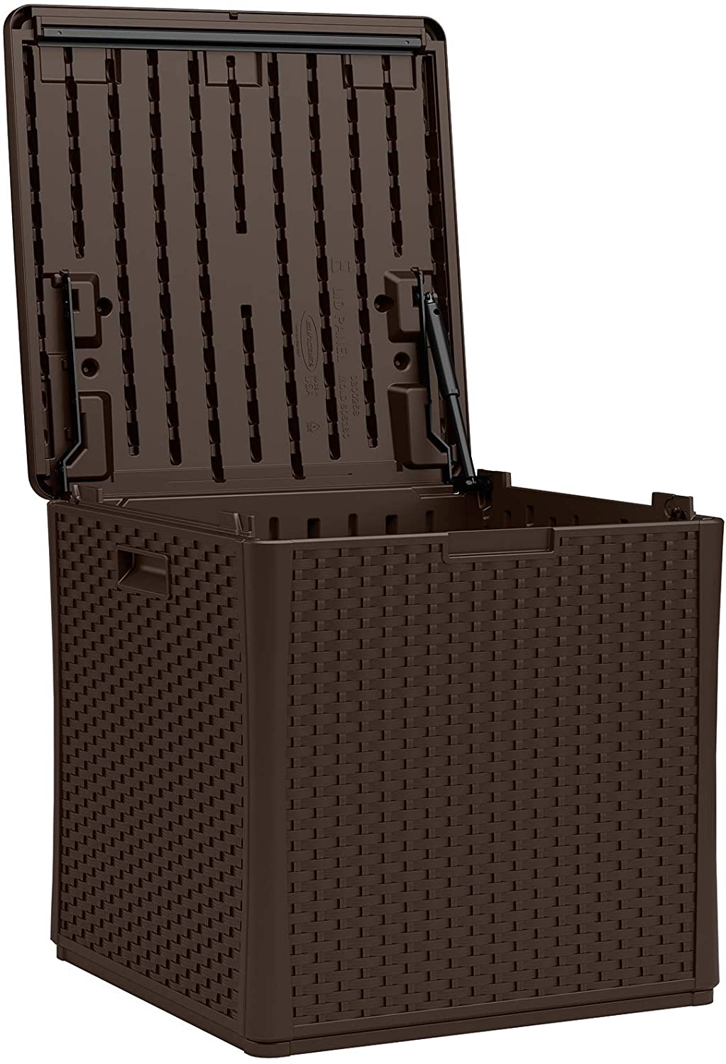 Suncast  27.5-in L x 26.75-in 60-Gallon Java Plastic Deck Box