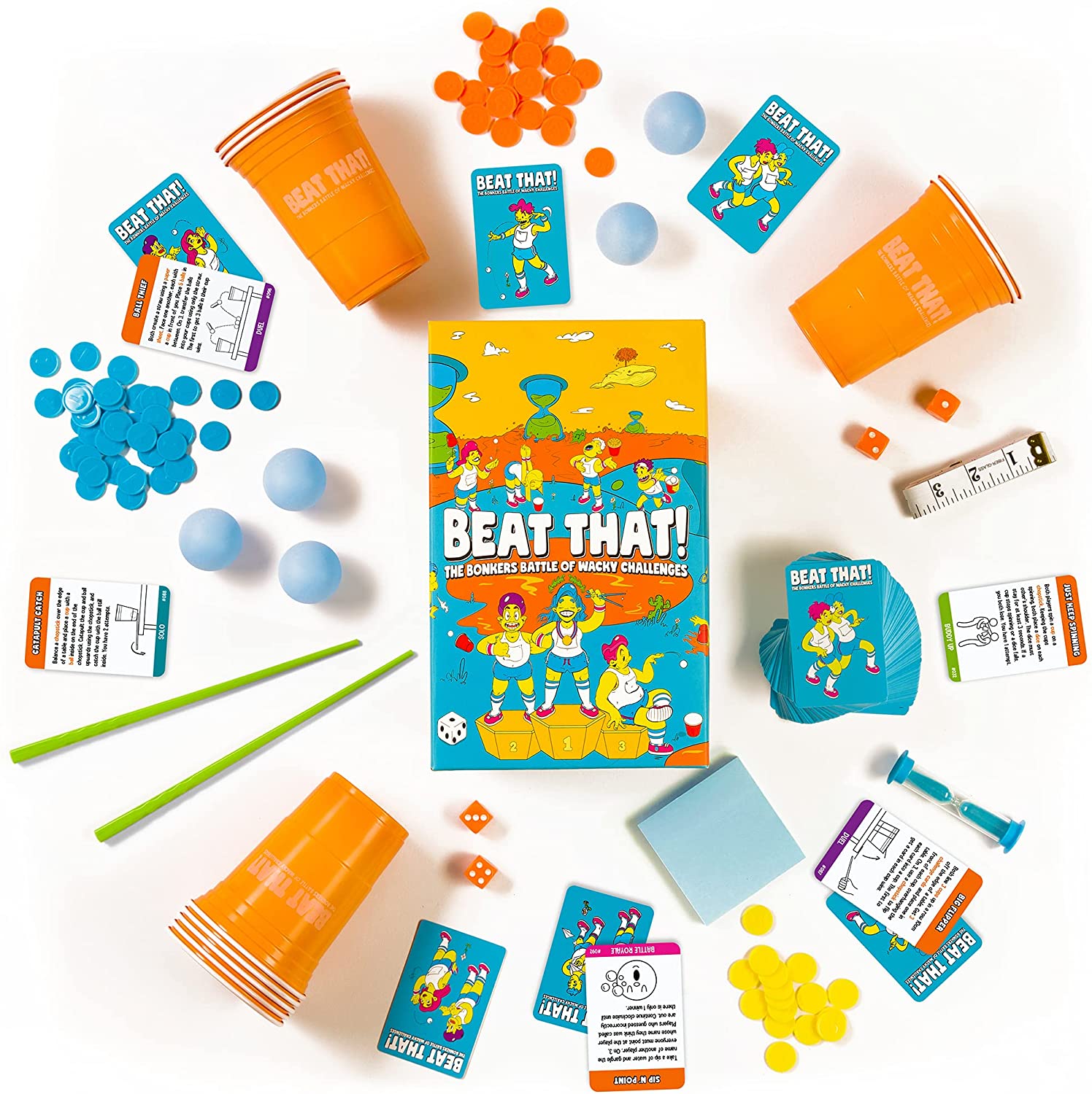The Bonkers Battle of Wacky Challenges Family Party Game for Kids & Adults
