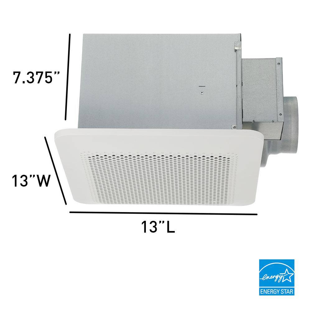 Panasonic RG-C811A Whisper Choice DC Pick-A-Flow 80/110 CFM Ceiling Bathroom Exhaust Fan with Flex-Z Fast Bracket