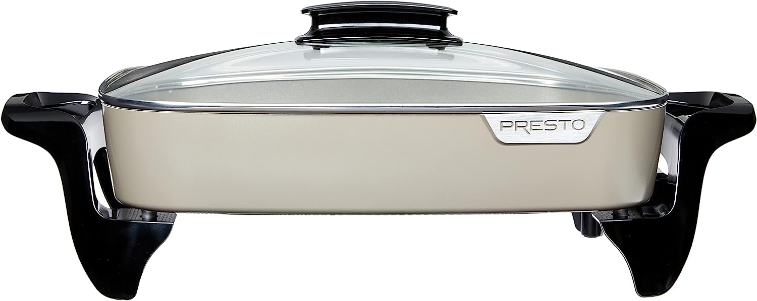 Presto. Grey Ceramic 06856 Electric Skillet. 16″