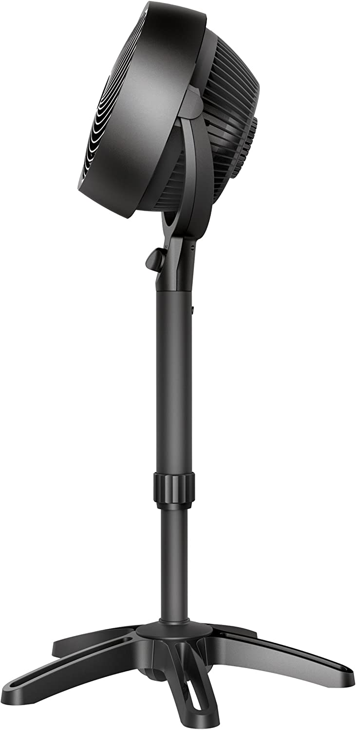Vornado  38-in 3-Speed Indoor Black Pedestal Fan