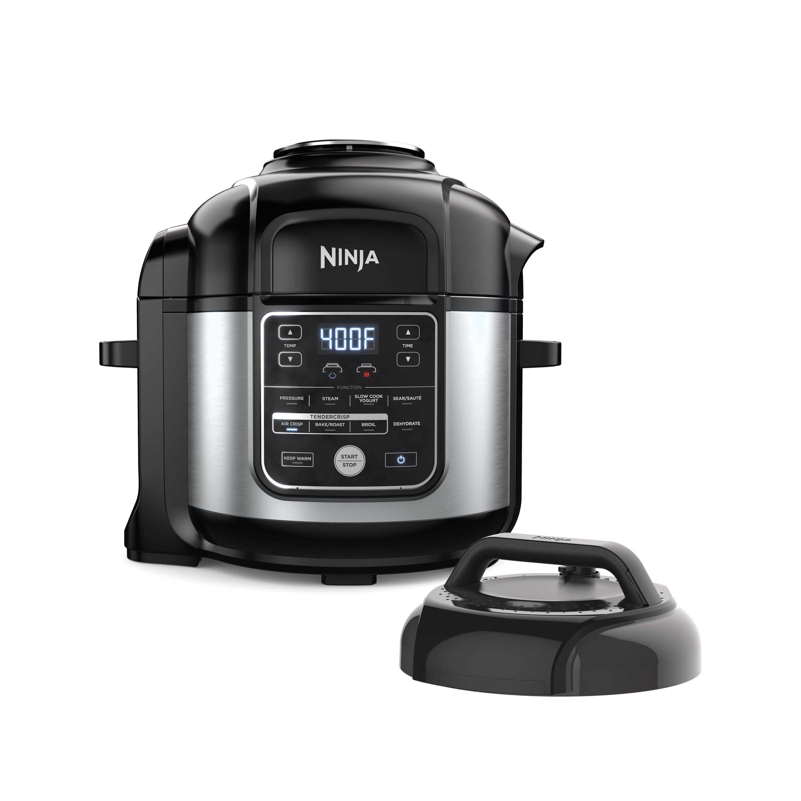 Ninja Foodi 10-in-1 8-quart XL Pressure Cooker Air Fryer Multicooker. Stainless. OS400