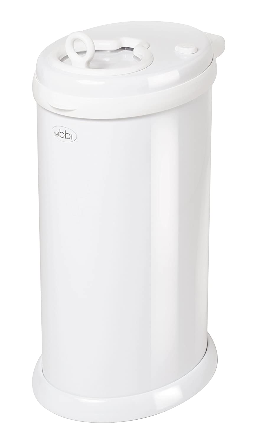 Ubbi Steel Odor Locking. No Special Bag Required Money Saving. Awards-Winning. Modern Design. Registry Must-Have Diaper Pail. White