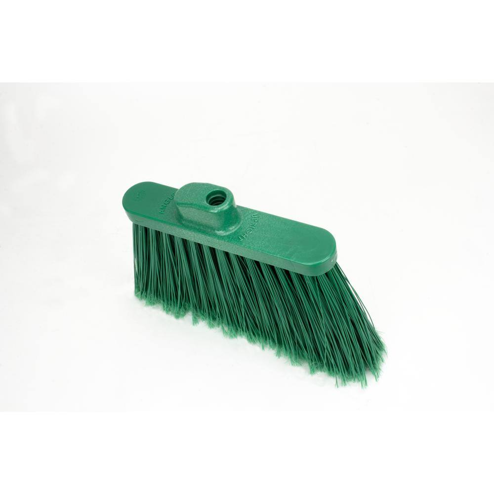 CFS Brands 36867EC09 Sparta 12 in. Green Polypropylene Flagged Upright Broom Head (12-Pack)