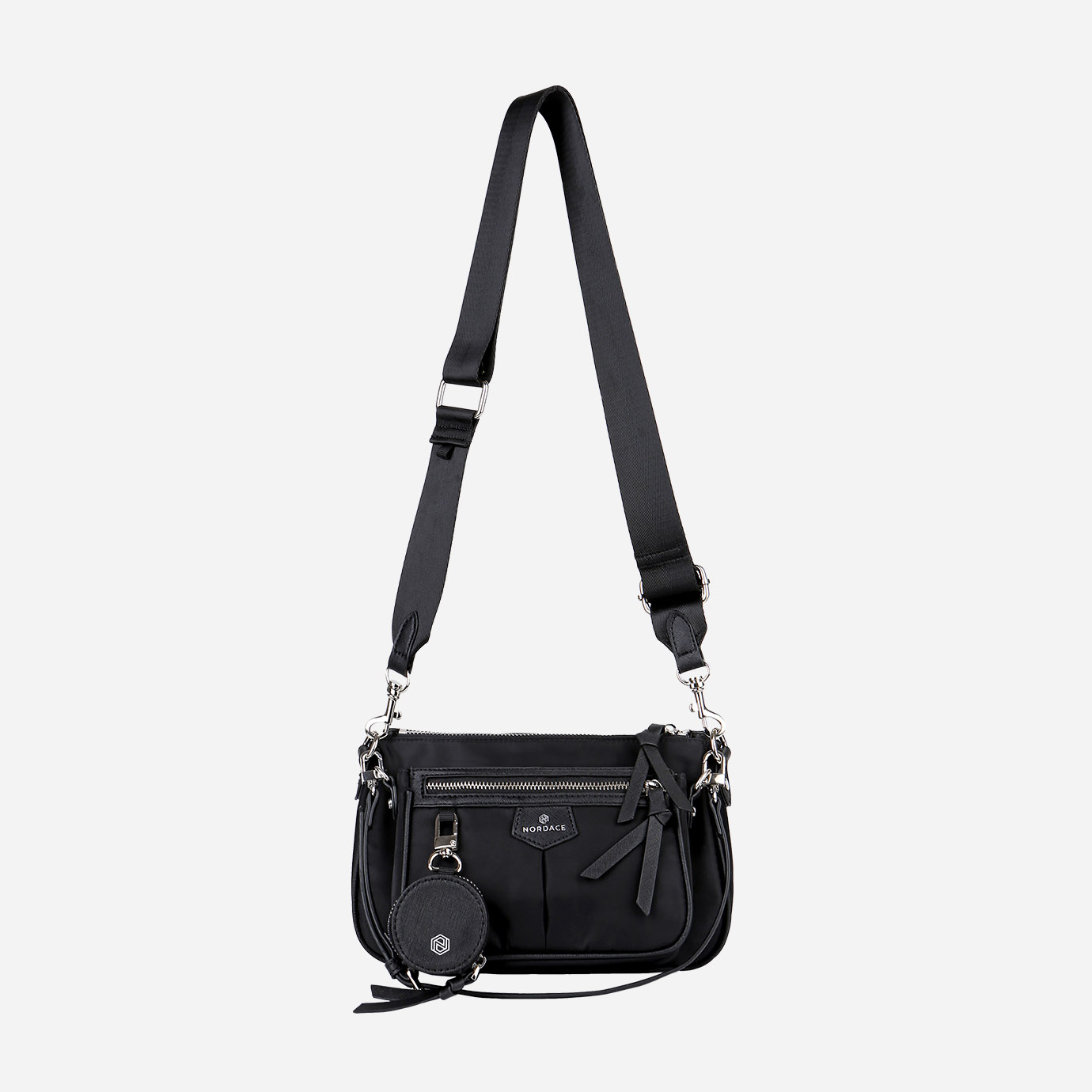 Nordace Gisborne Crossbody Bag. Black