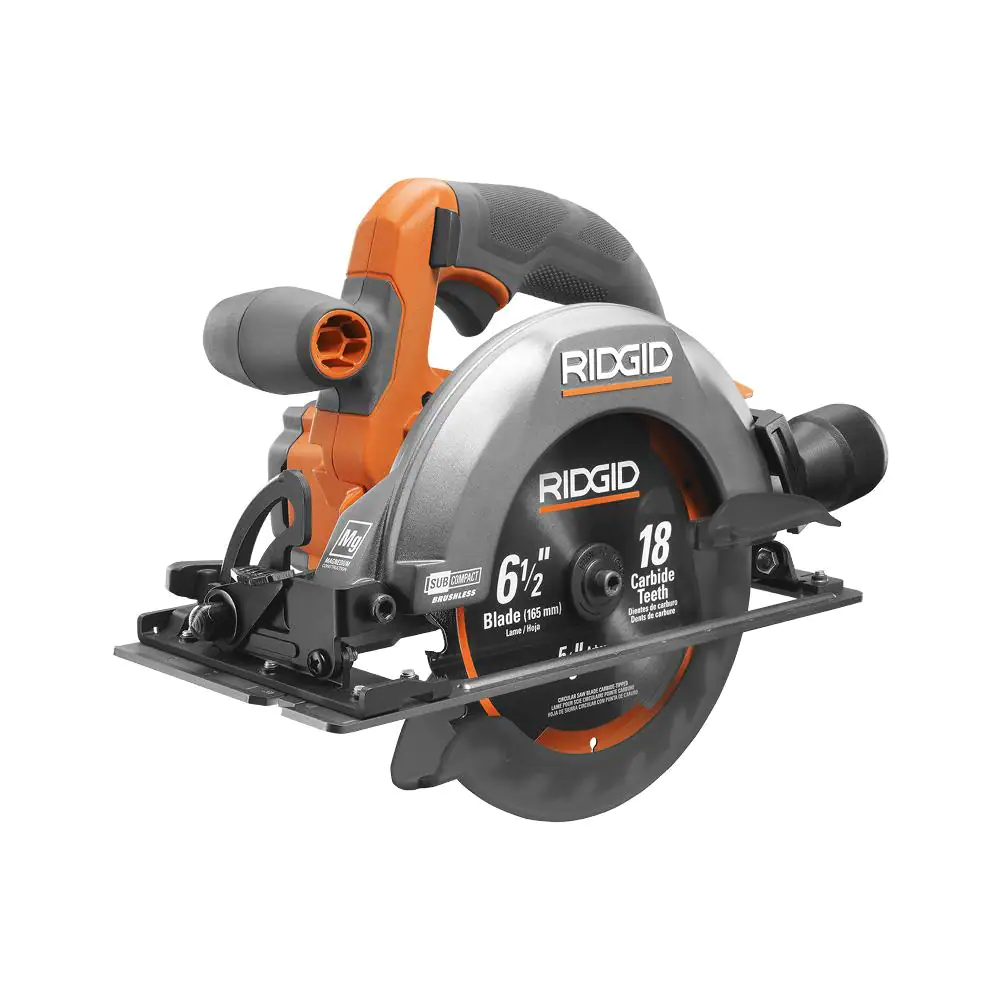RIDGID R8656B 18V SubCompact Brushless Cordless 6 1/2 in. Circular Saw (Tool Only)