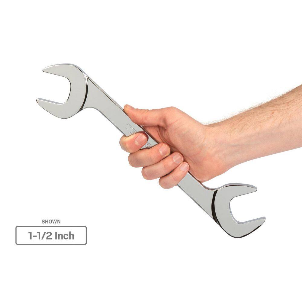 TEKTON  Angle Head Open End Wrench Set. 4-Piece (1-5/16 - 1-1/2 in.)