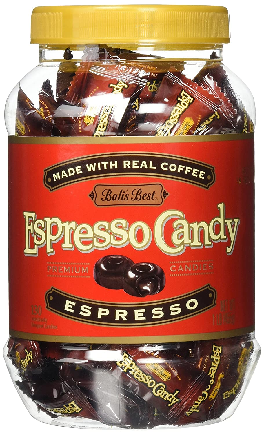 Bali-s Best Candy Jar. Espresso. 1 Pound