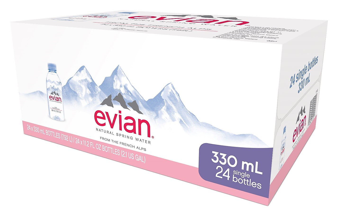 Evian Natural Spring Water 24-11.2 fl. oz. Bottles