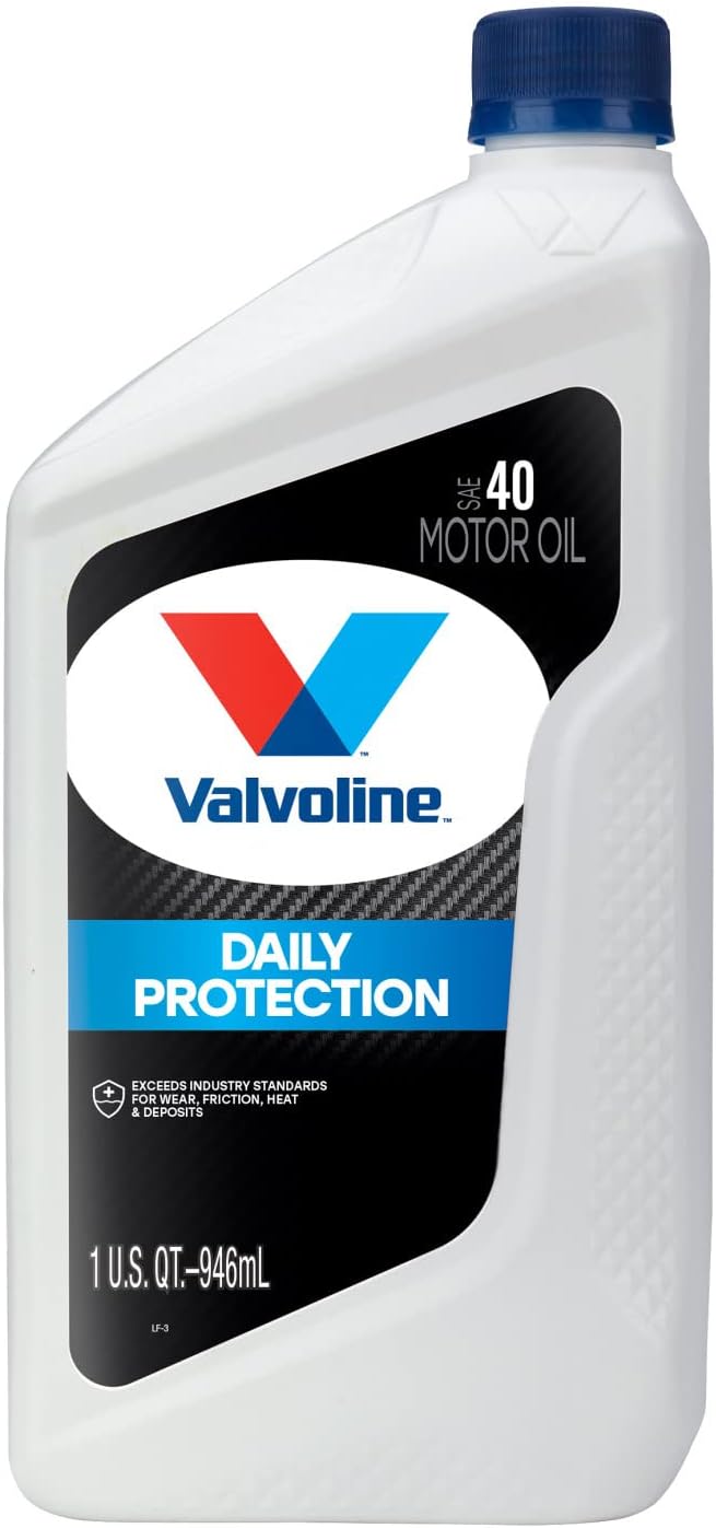 Valvoline Daily Protection SAE 40 Conventional Motor Oil 1 QT. Case of 6