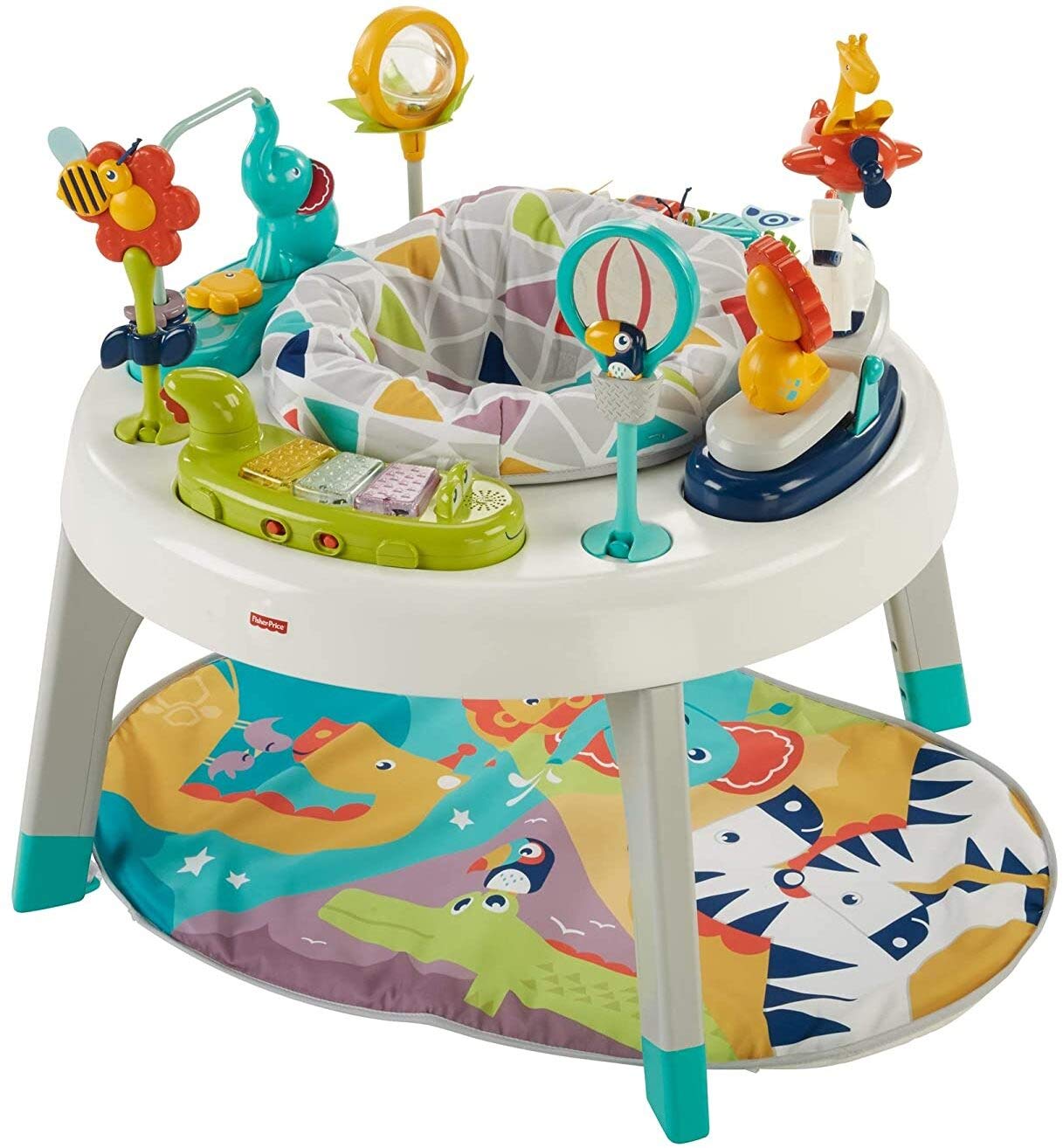 Fisher-Price 3-In-1 Sit-To-Stand Activity Center - 3-In-1 Entertainer Converts From Newborn Play Mat To Infant Activity Center To Toddler Play Table
