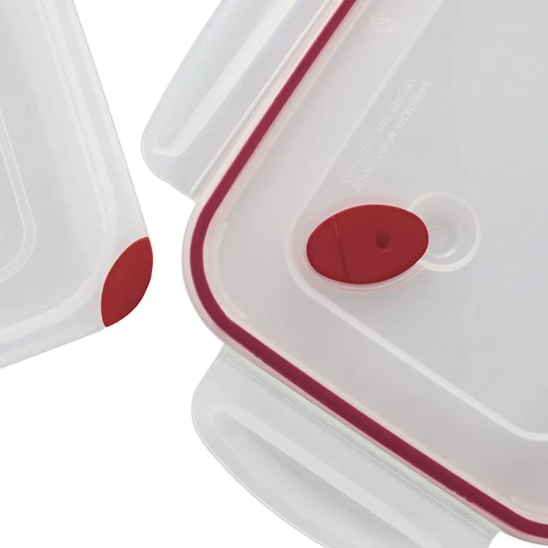 Sterilite 16-Cup Rectangle UltraSeal Food Storage Container. Red 8 Ct