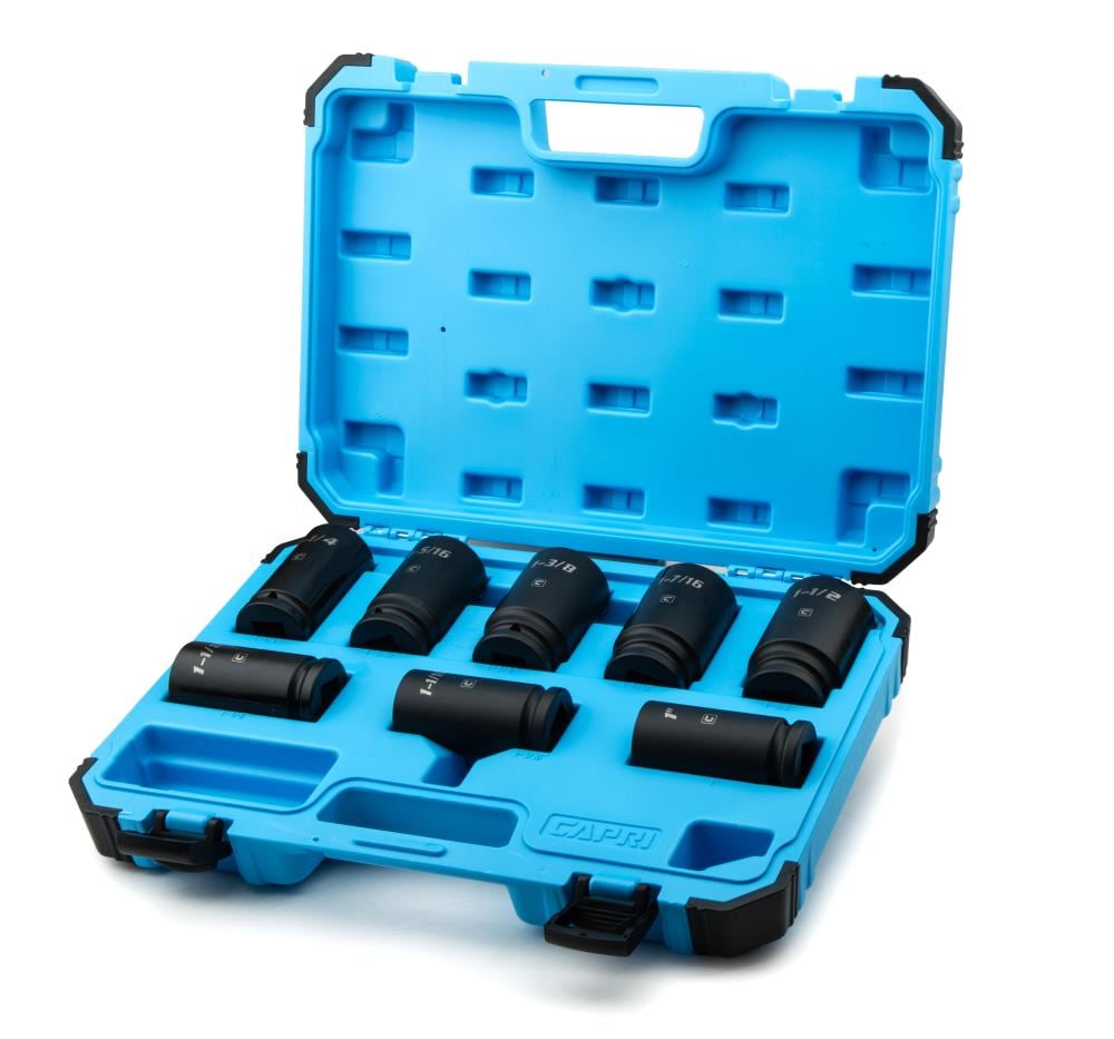 Capri Tools Standard (SAE) 3/4-in Drive Set 6-Point Impact Socket Set