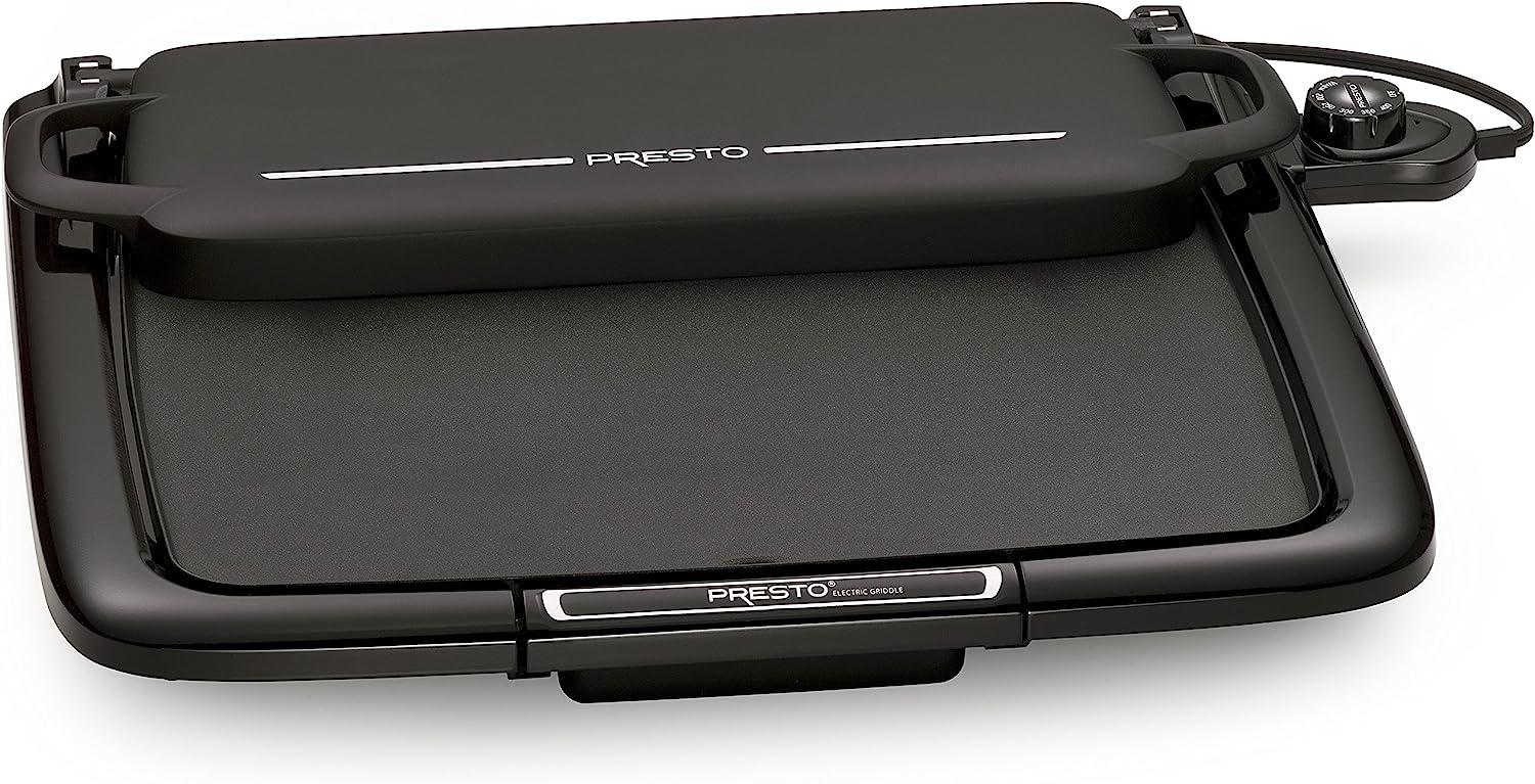 Presto 07023. Cool-touch electric Griddle/Warmer Plus