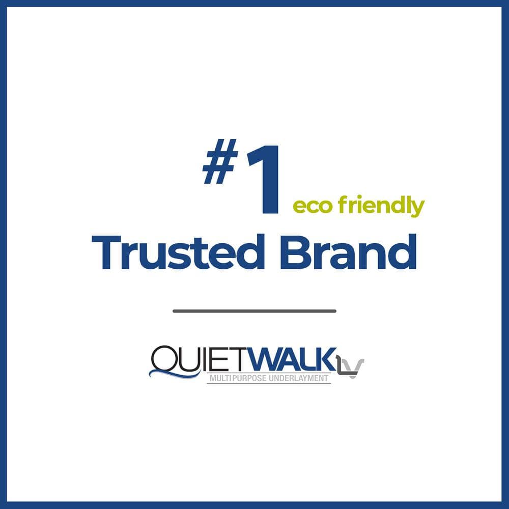 QuietWalk QWLV360 360 sq. ft. x 6 ft. x 60 ft. x 1.4 mm Acoustical Underlayment with Vapor Barrier for All Vinyl Plank Flooring