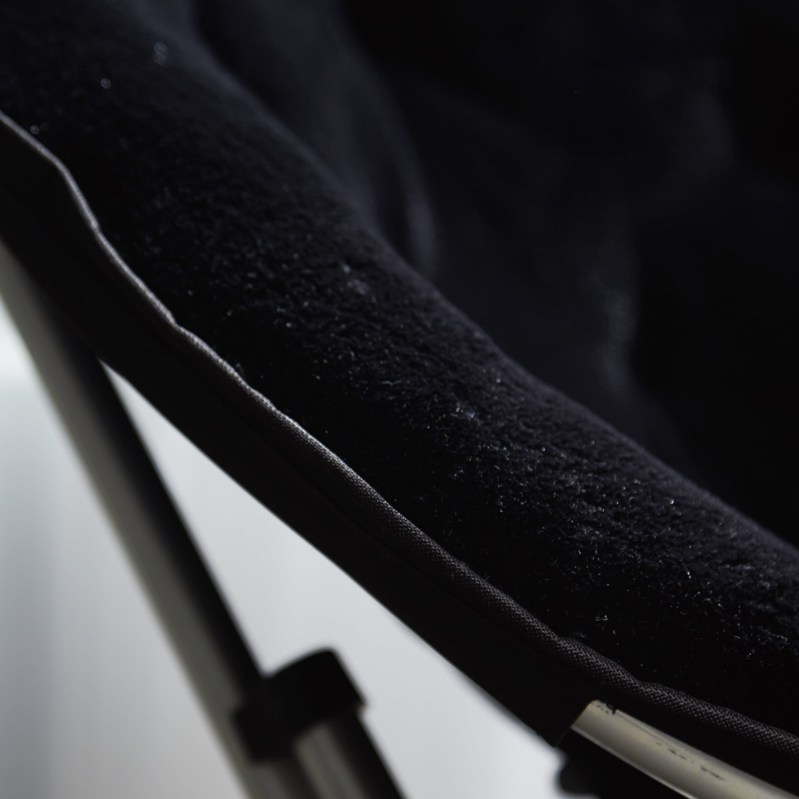 Mainstays Faux Fur Saucer Chair. Black