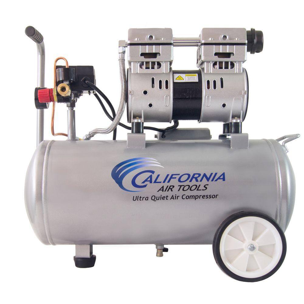 California Air Tools 8010 8.0 Gal. 1.0 HP Ultra Quiet and Oil-Free Electric Air Compressor