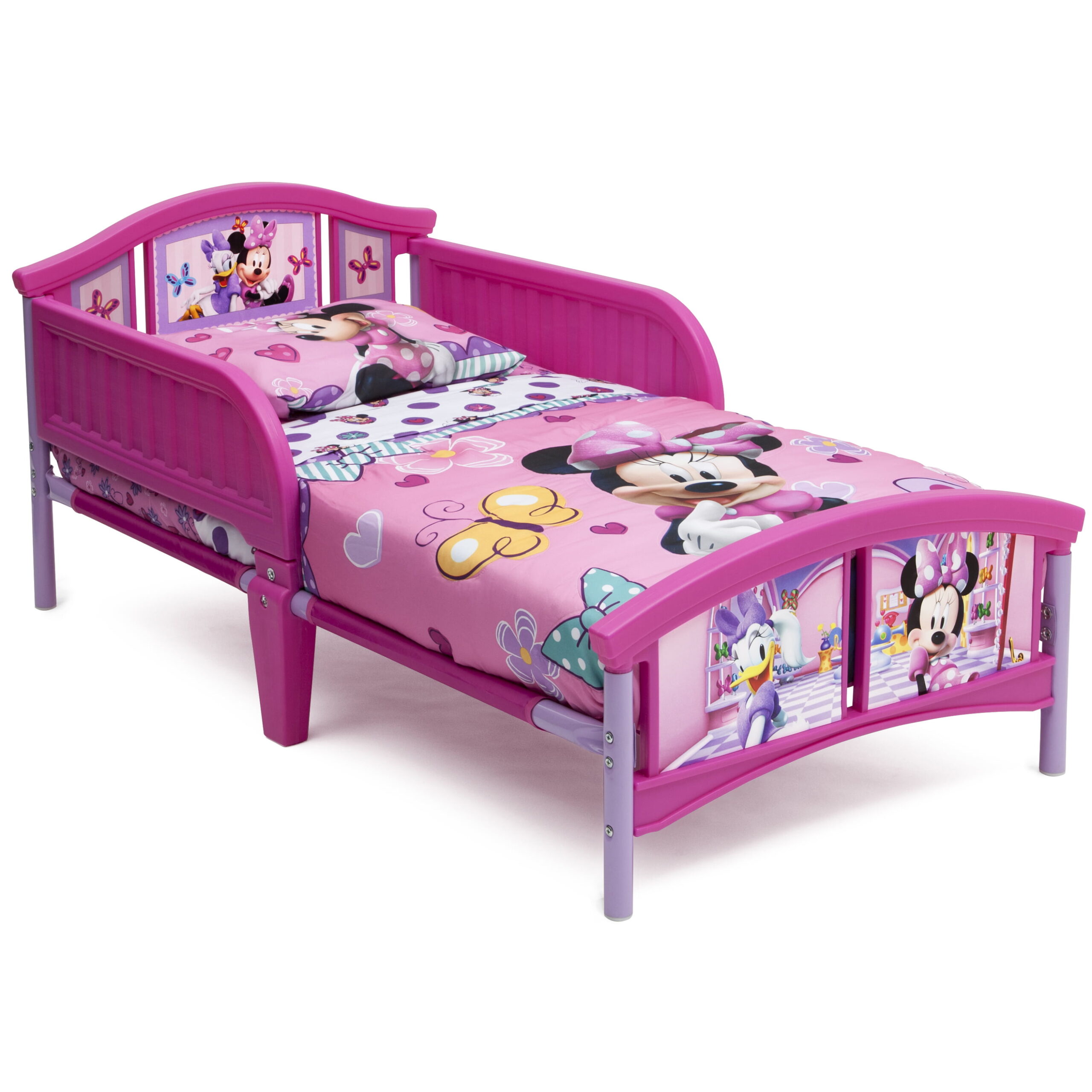 Delta Children Disney Minnie Mouse Plastic Toddler Bed. Pink